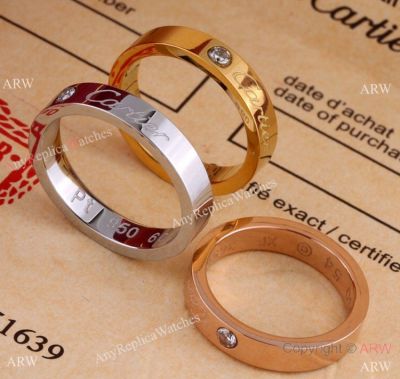 High Quality Replica Cartier Love Ring 1 Diamond